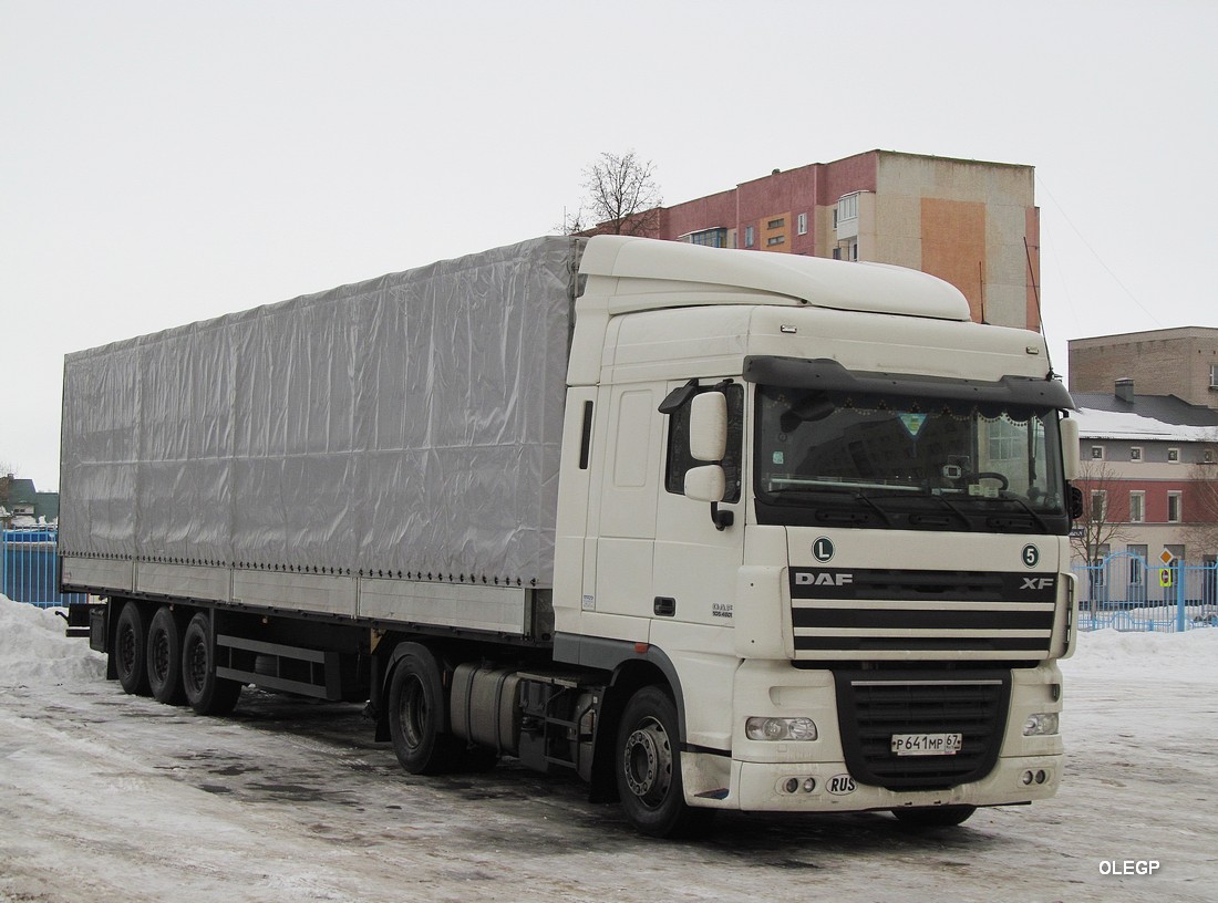 Смоленская область, № Р 641 МР 67 — DAF XF105 FT