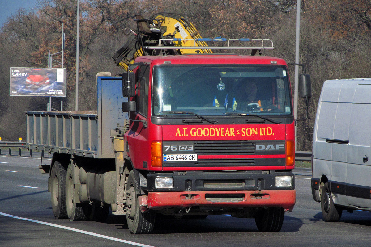 Винницкая область, № АВ 6446 СК — DAF CF65/75/85 (общая модель)