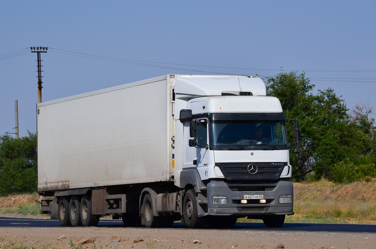 Волгоградская область, № А 427 УМ 34 — Mercedes-Benz Axor 1843