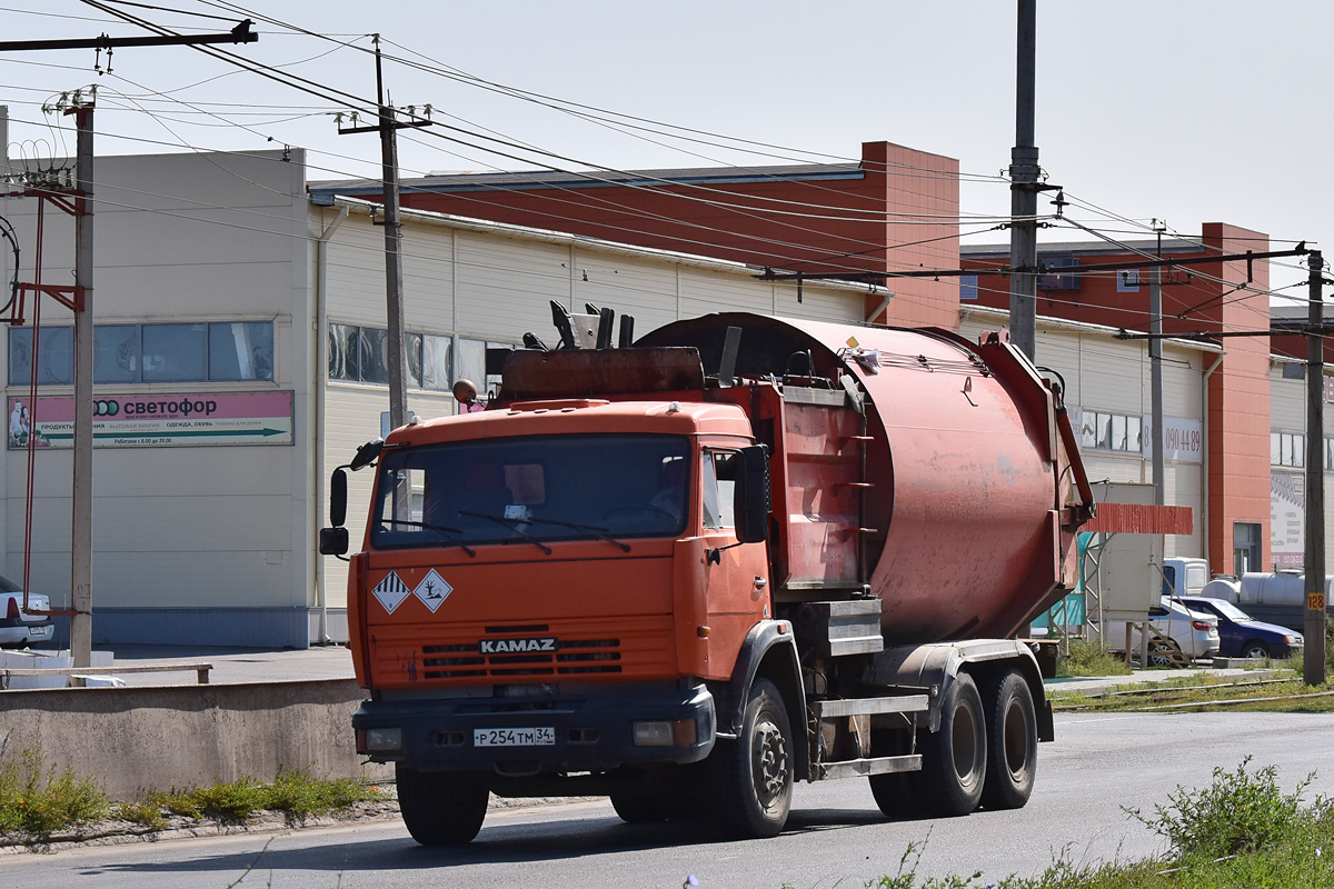 Волгоградская область, № Р 254 ТМ 34 — КамАЗ-65115-62