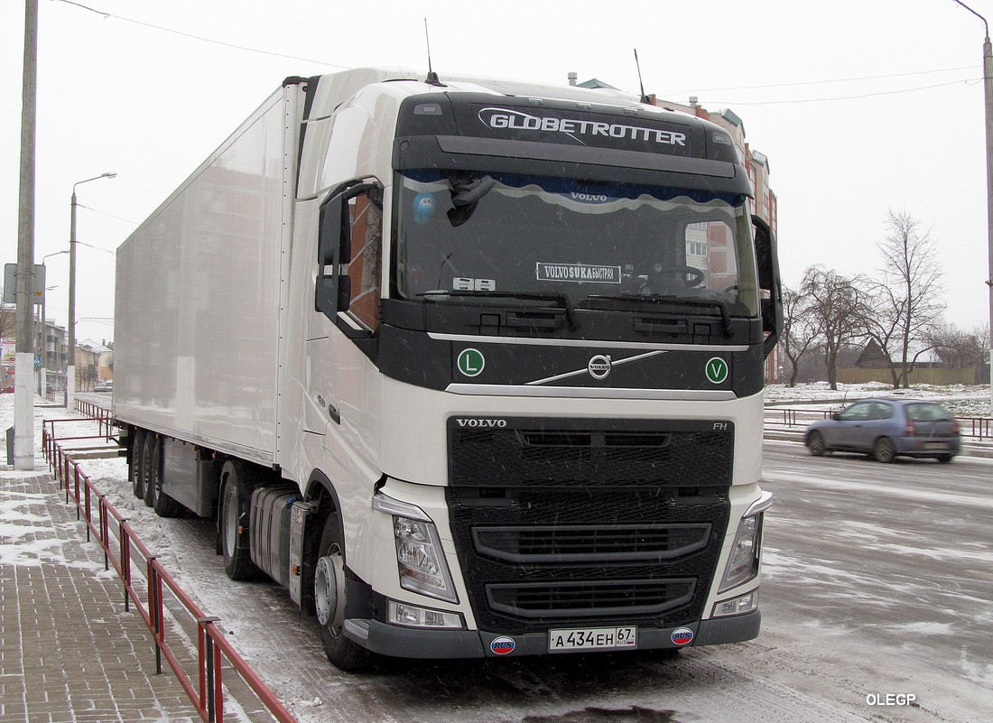 Смоленская область, № А 434 ЕН 67 — Volvo ('2012) FH.460 [X9P]