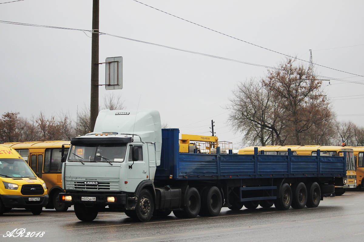 Тамбовская область, № К 077 НН 68 — КамАЗ-54115 (общая модель)