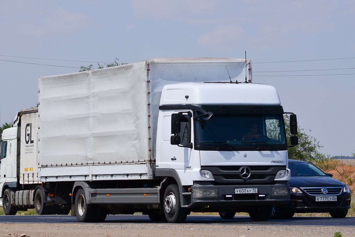 Марий Эл, № У 600 АУ 12 — Mercedes-Benz Atego 1222