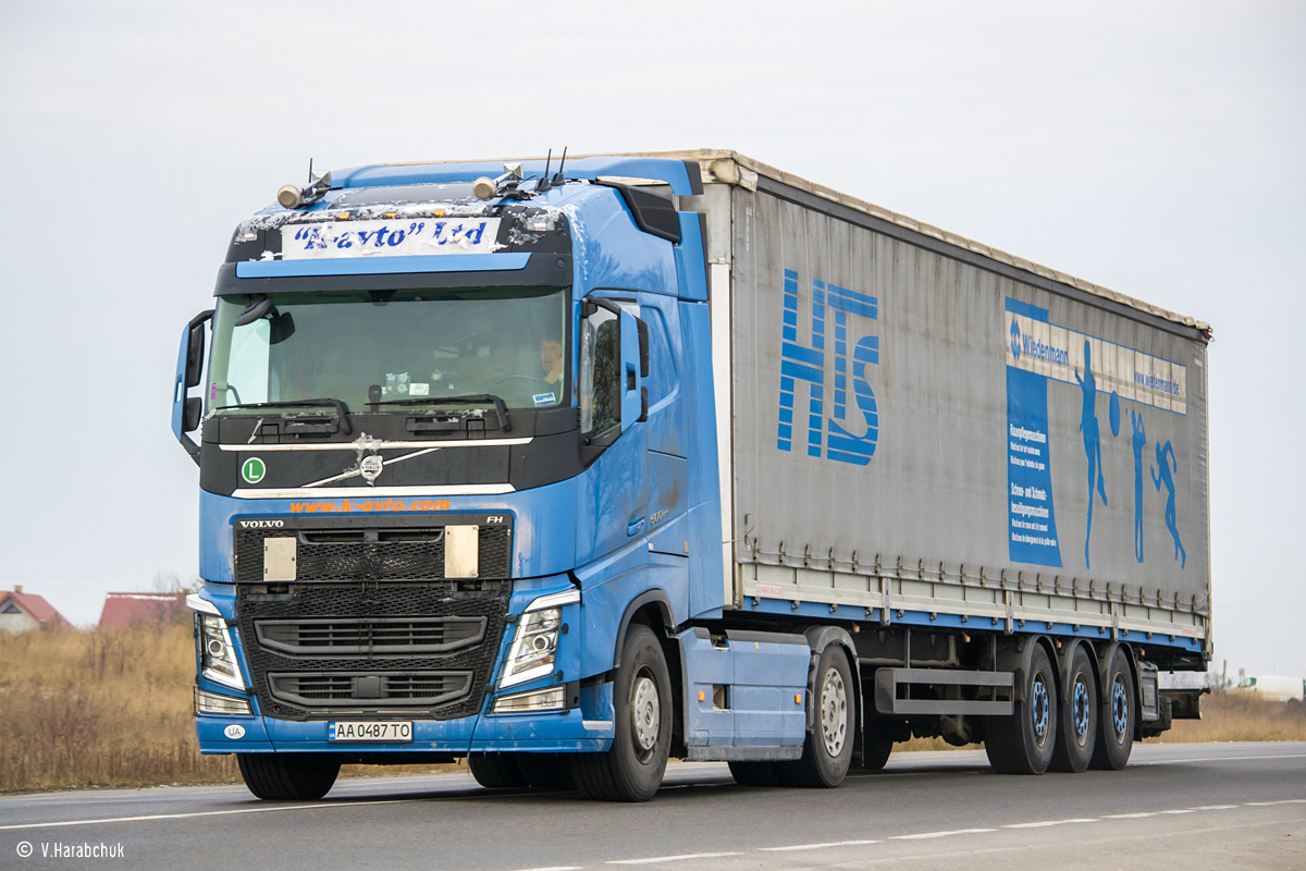 Закарпатская область, № АА 0487 ТО — Volvo ('2012) FH.500