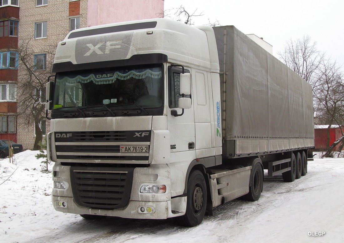 Витебская область, № АК 7619-2 — DAF XF95 FT