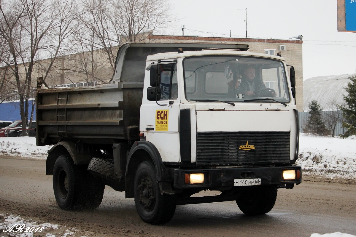 Тамбовская область, № М 140 НН 68 — МАЗ-555102