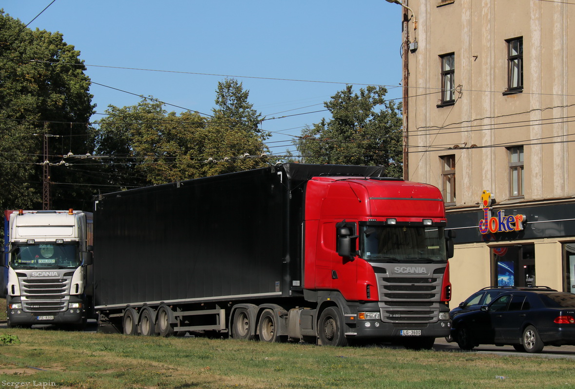 Латвия, № LG-3600 — Scania ('2009) R480