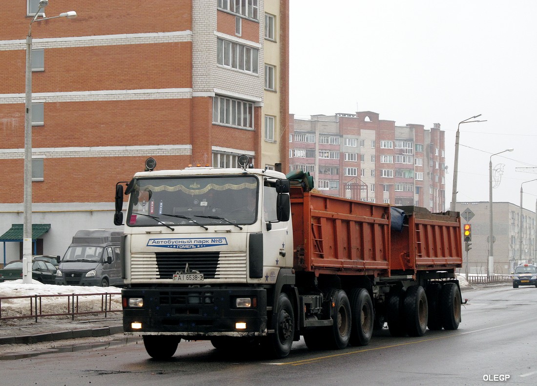 Гомельская область, № АІ 6538-3 — МАЗ-6501 (общая модель)