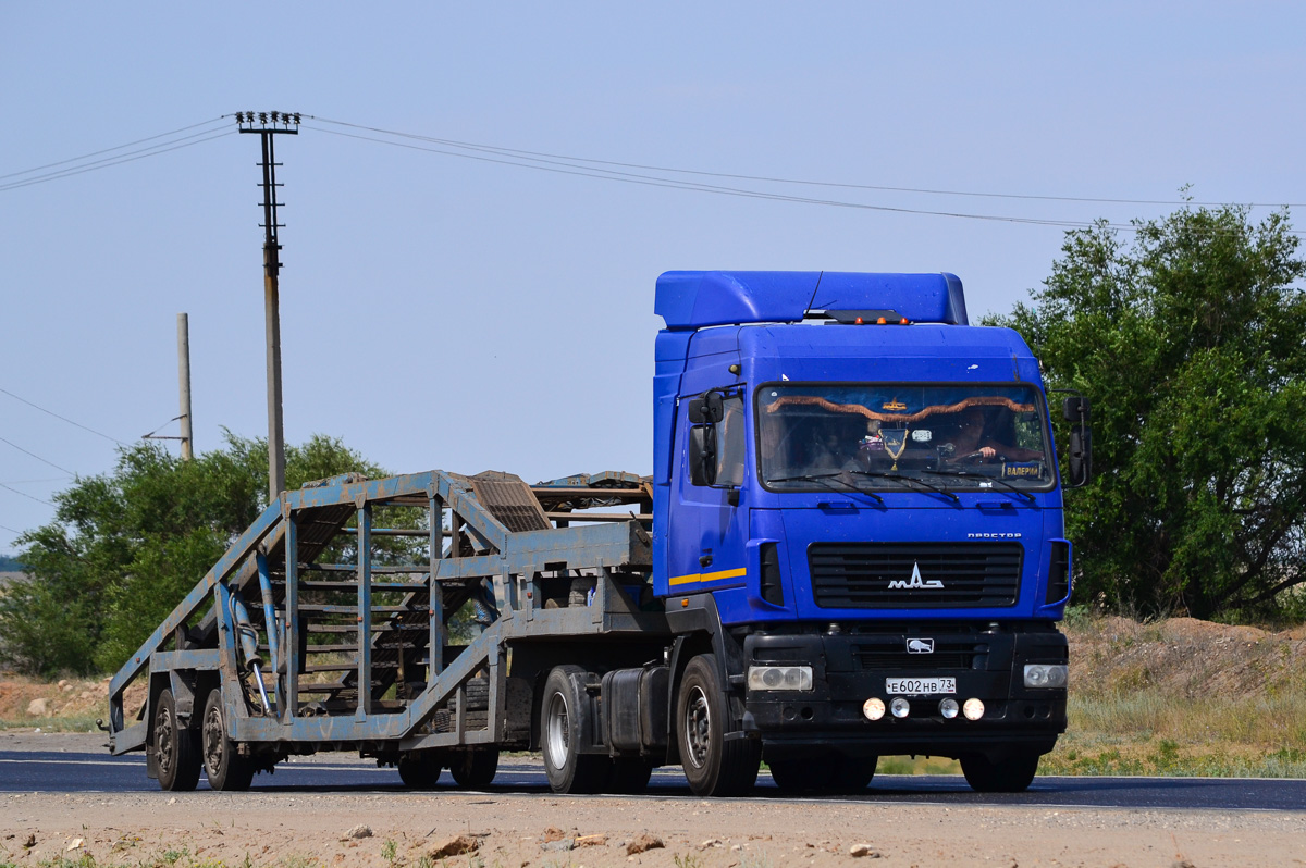 Ульяновская область, № Е 602 НВ 73 — МАЗ-544018