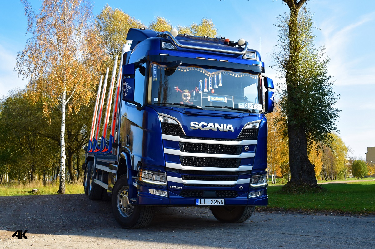 Латвия, № LL-2255 — Scania ('2016) R520