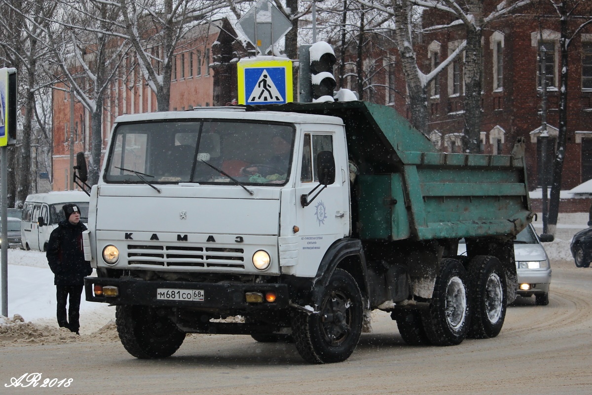 Тамбовская область, № М 681 СО 68 — КамАЗ-55111 [551110]