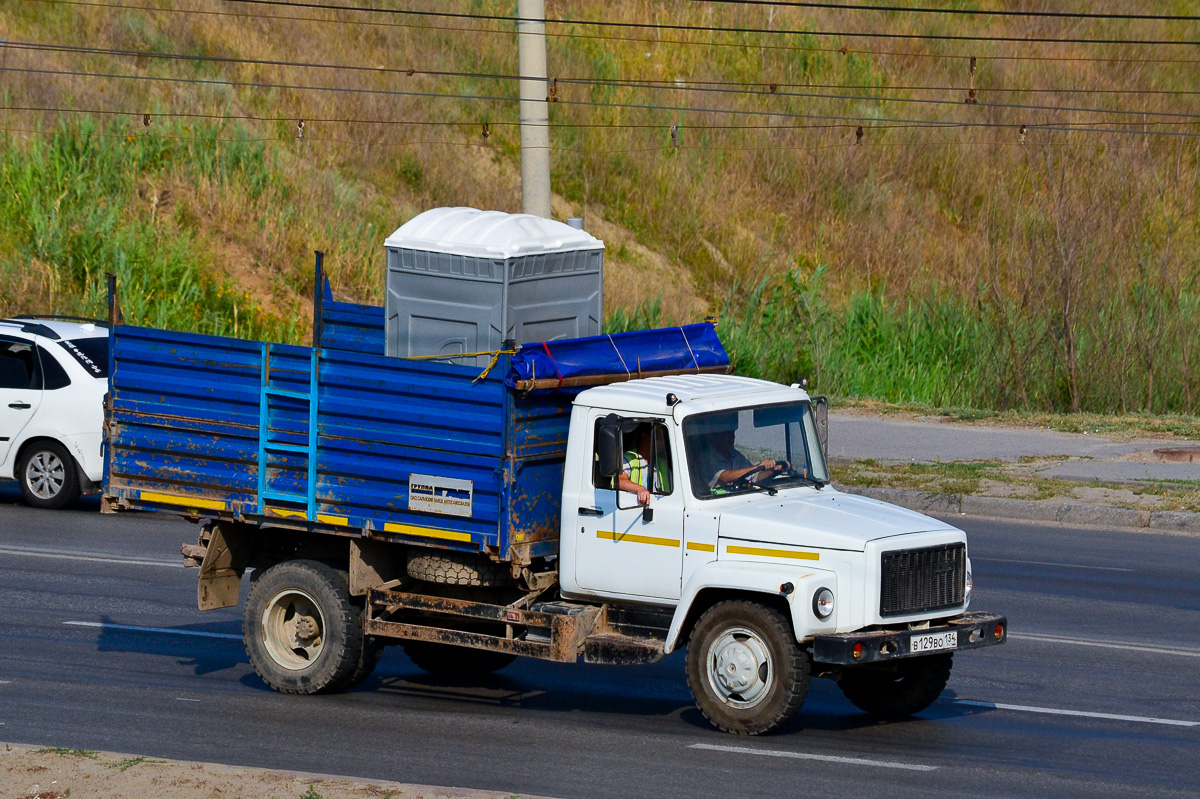 Волгоградская область, № В 129 ВО 134 — ГАЗ-3309