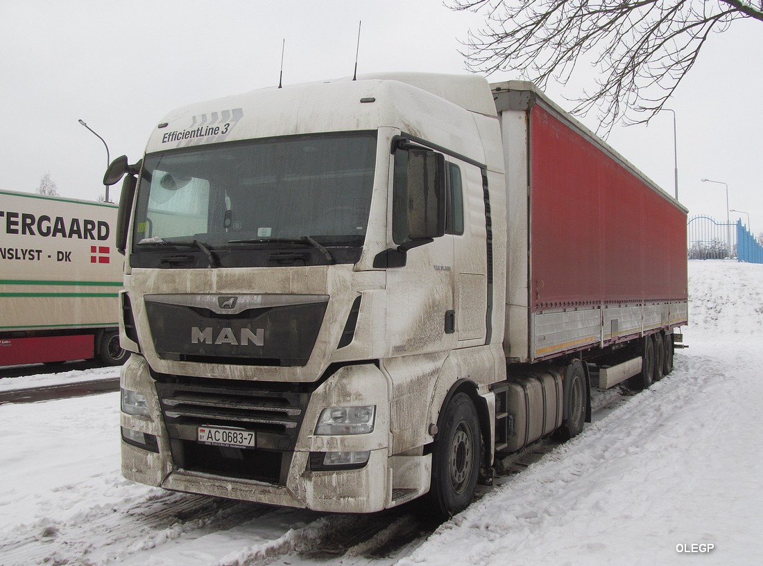 Минск, № АС 0683-7 — MAN TGX ('2016) 18.500