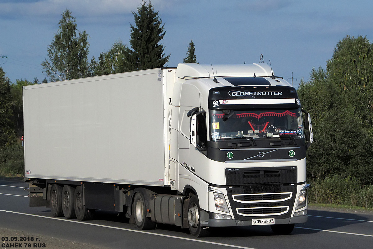 Смоленская область, № А 093 АК 67 — Volvo ('2012) FH.460 [X9P]