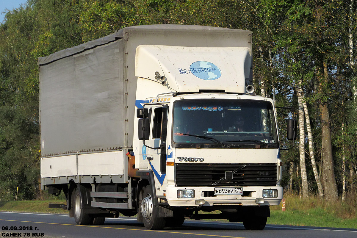 Москва, № В 693 КА 777 — Volvo FL6