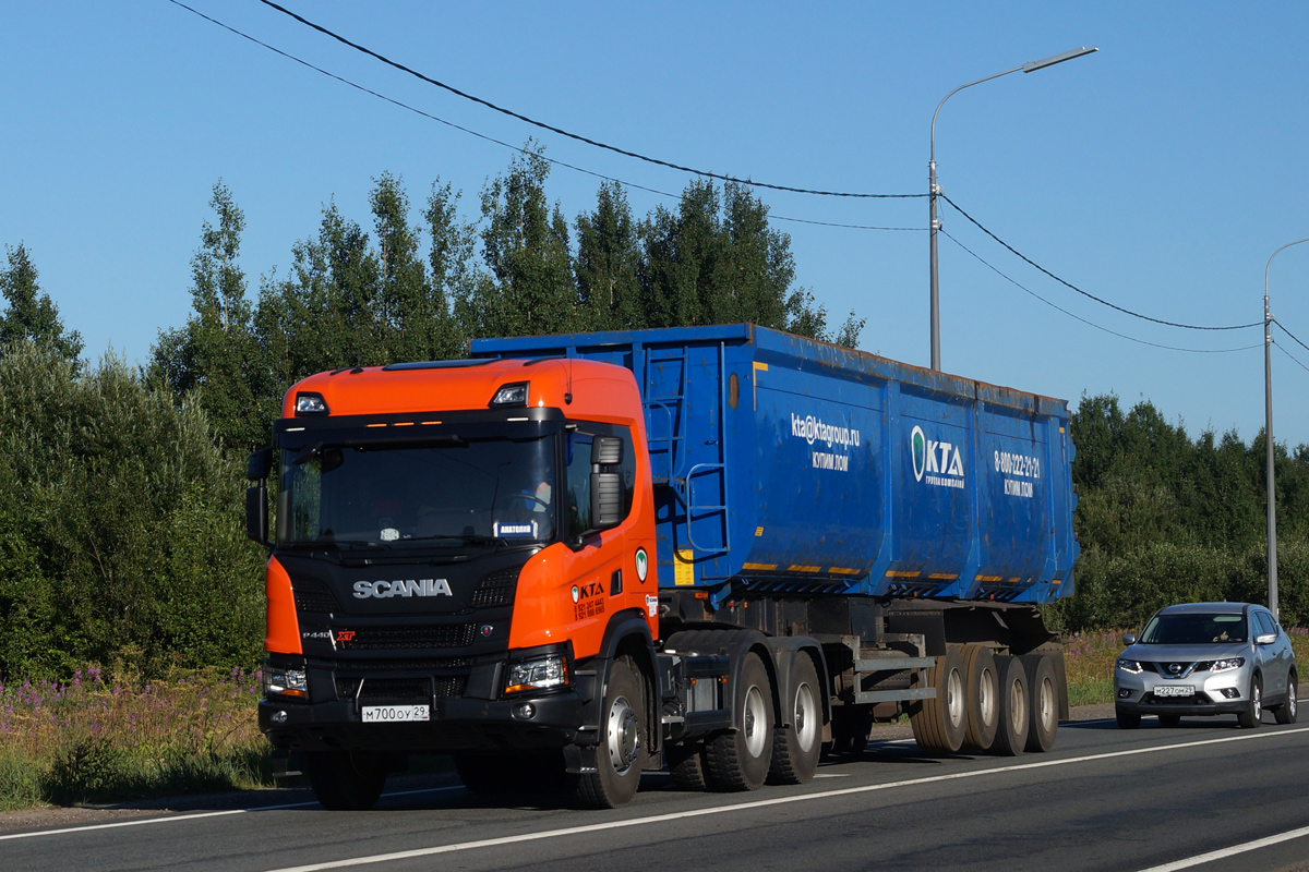 Архангельская область, № М 700 ОУ 29 — Scania ('2016) P440