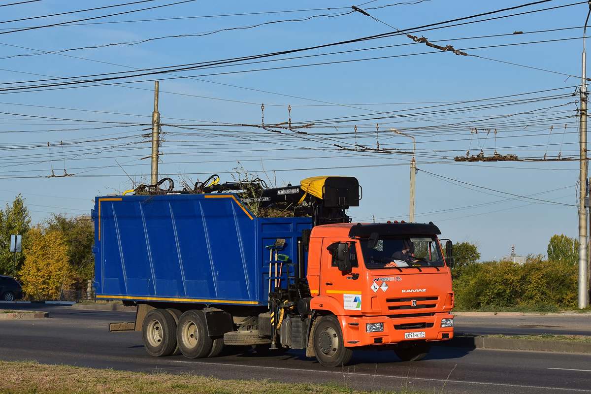 Волгоградская область, № Е 093 МХ 134 — КамАЗ-65115 (общая модель)