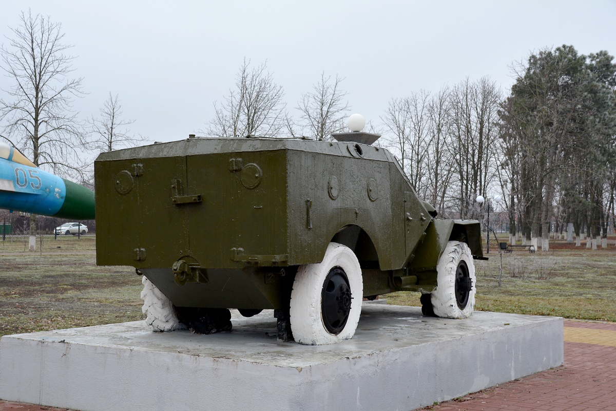 Краснодарский край, № (23) Б/Н 0038 — ГАЗ-40 (БТР-40); Краснодарский край — Автомобили на постаментах; Техника на постаментах, памятники (Краснодарский край)