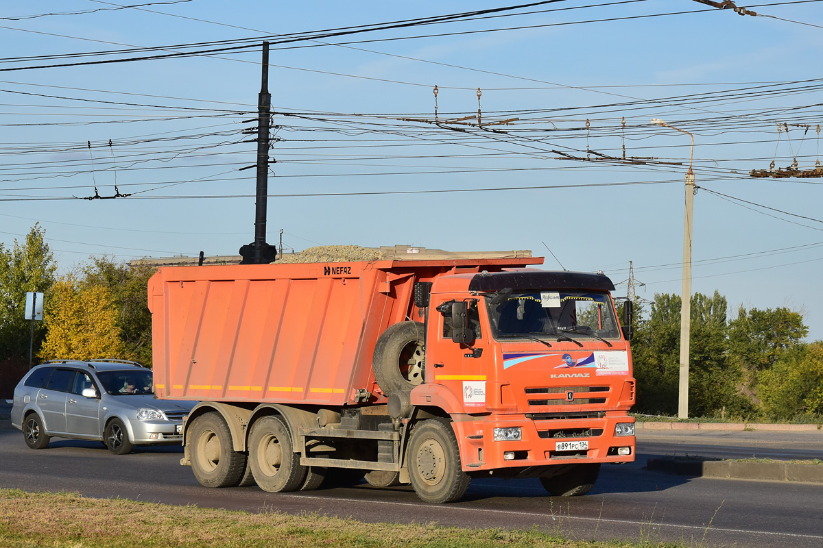 Волгоградская область, № В 891 РС 134 — КамАЗ-6520-43