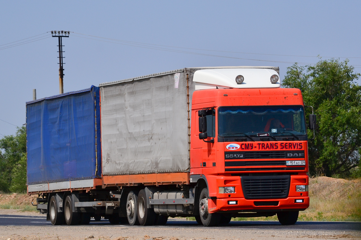 Карагандинская область, № 151 AO 09 — DAF 95XF FAR