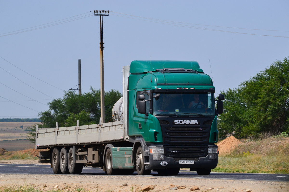 Челябинская область, № В 988 РС 174 — Scania ('2009) G400