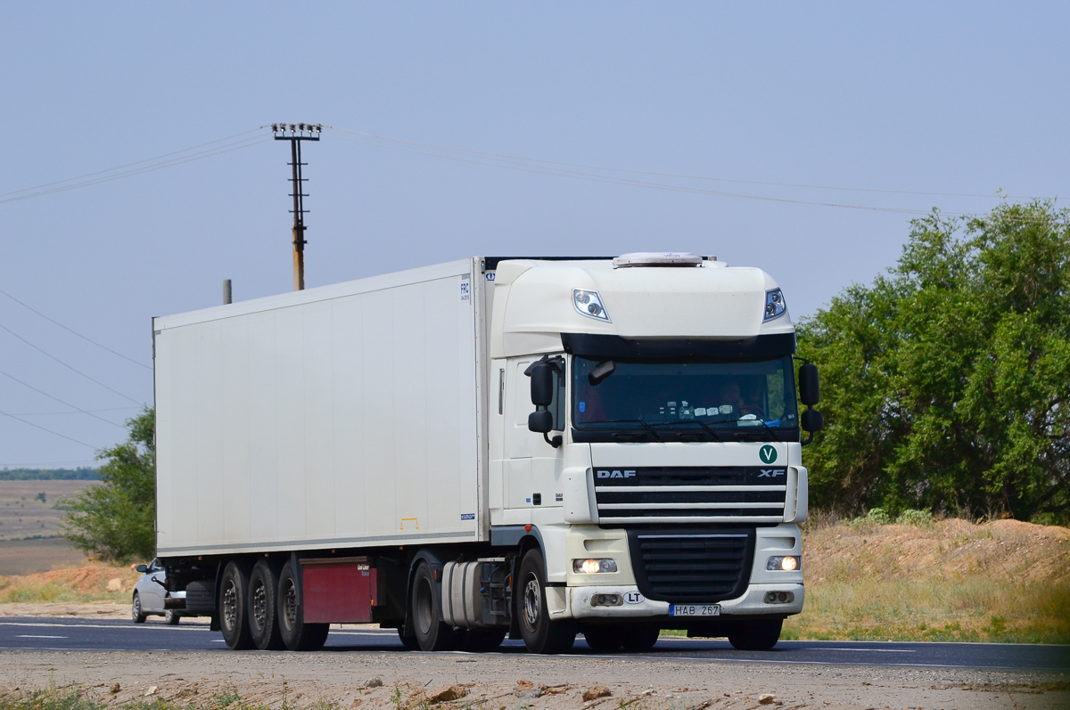 Литва, № HAB 267 — DAF XF105 FT