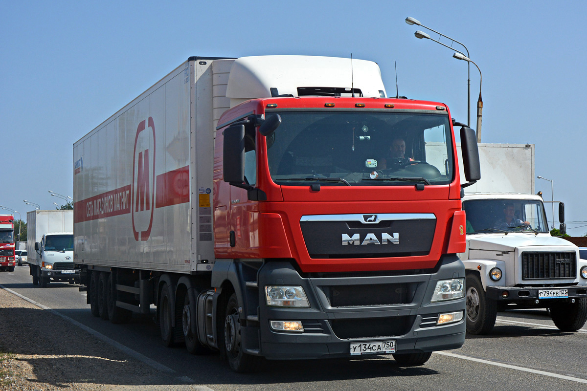 Московская область, № У 134 СА 750 — MAN TGX ('2007) 26.400