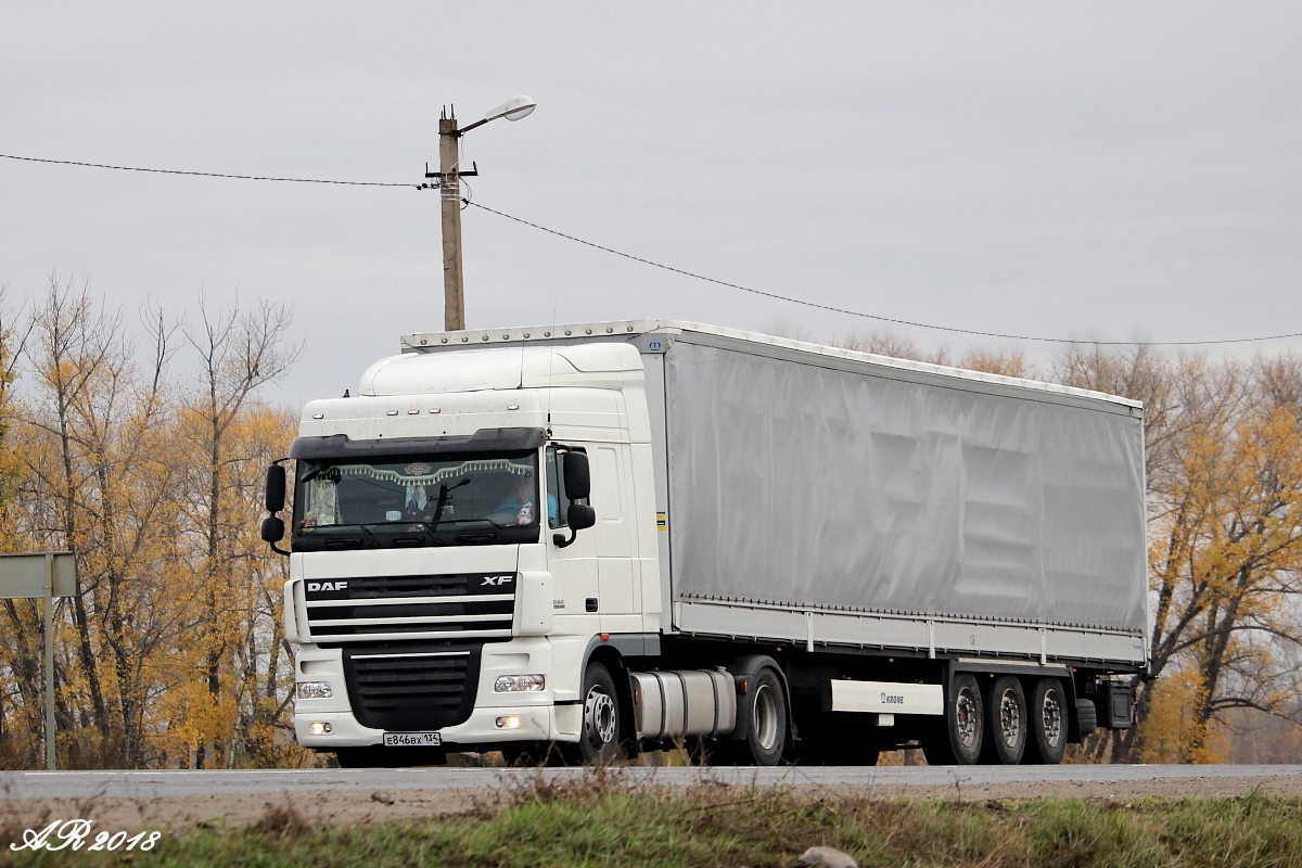 Волгоградская область, № Е 846 ВХ 134 — DAF XF105 FT