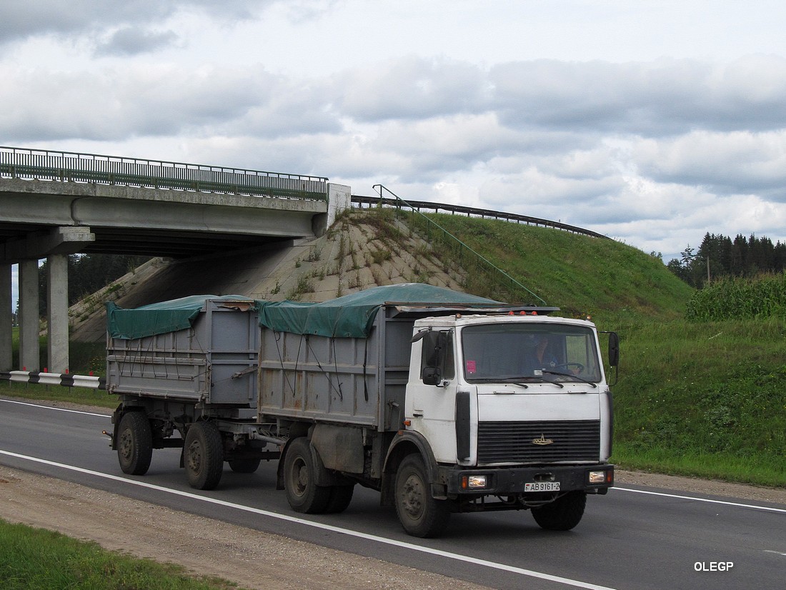 Витебская область, № АВ 9161-2 — МАЗ-5551 (общая модель)