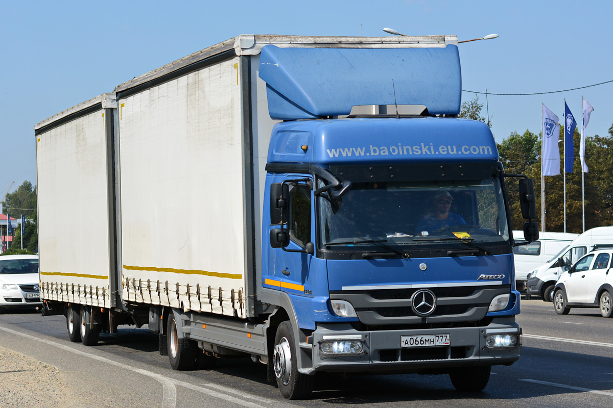 Москва, № А 066 МН 777 — Mercedes-Benz Atego 1224