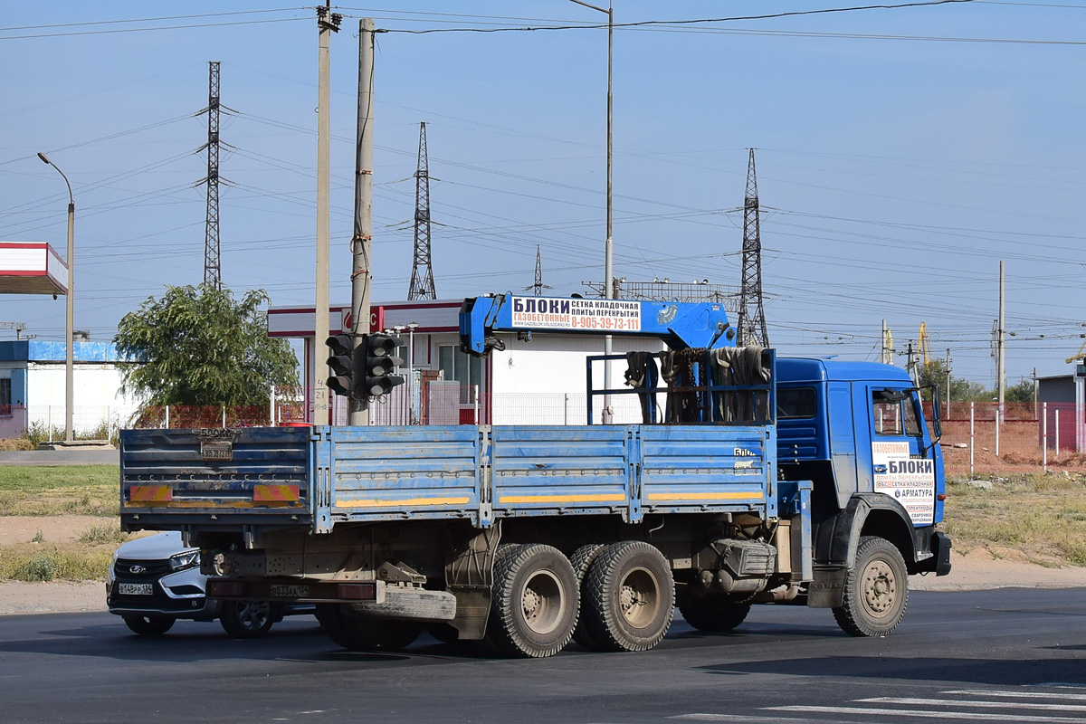 Волгоградская область, № В 833 АА 134 — КамАЗ-53229-15 [53229R]