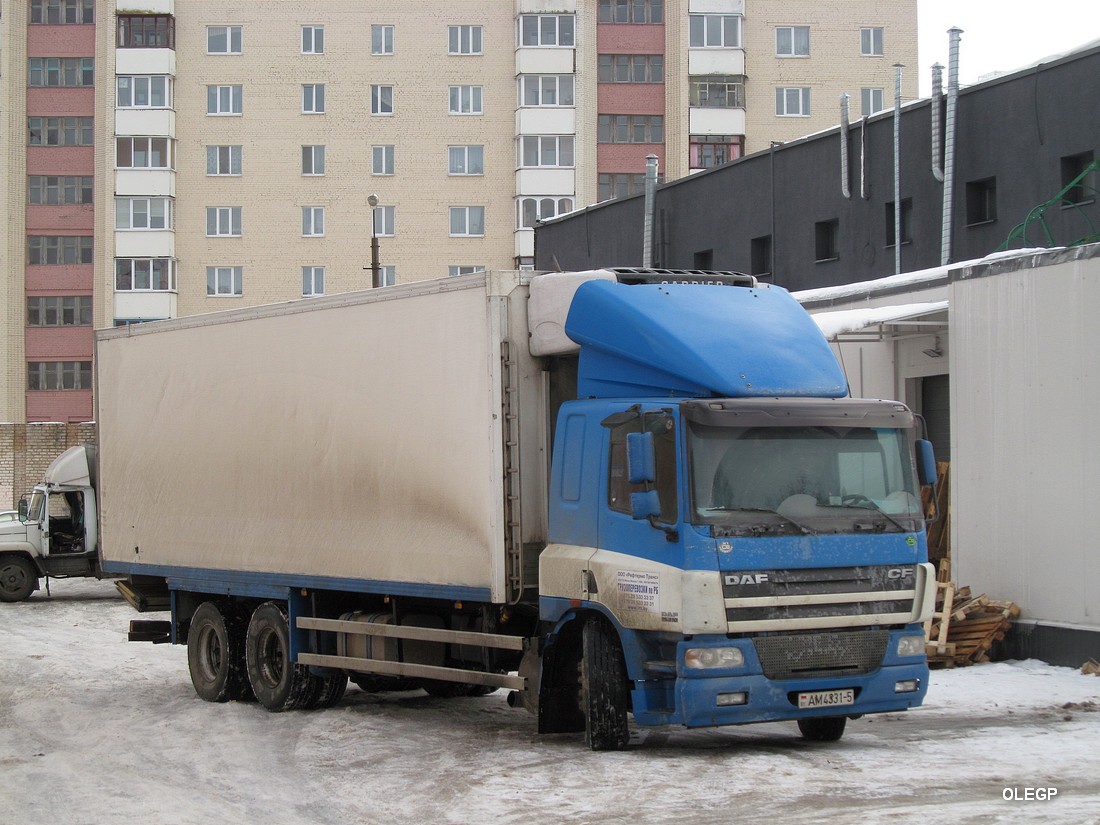 Минская область, № АМ 4331-5 — DAF CF65/75/85 (общая модель)