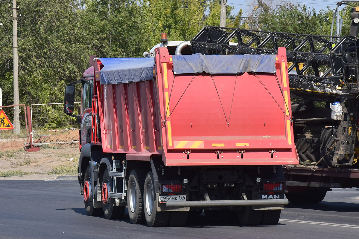 Волгоградская область, № Е 954 МК 134 — MAN TGS ('2007) 41.440