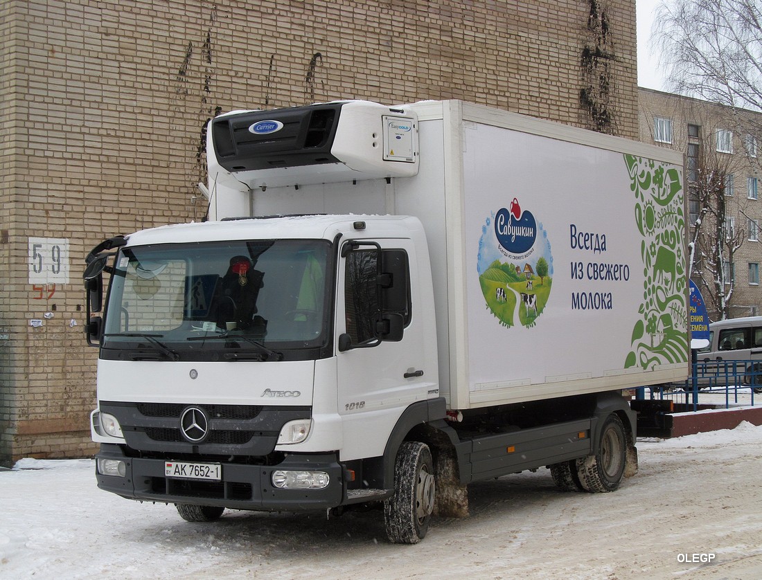 Брестская область, № АК 7652-1 — Mercedes-Benz Atego 1018