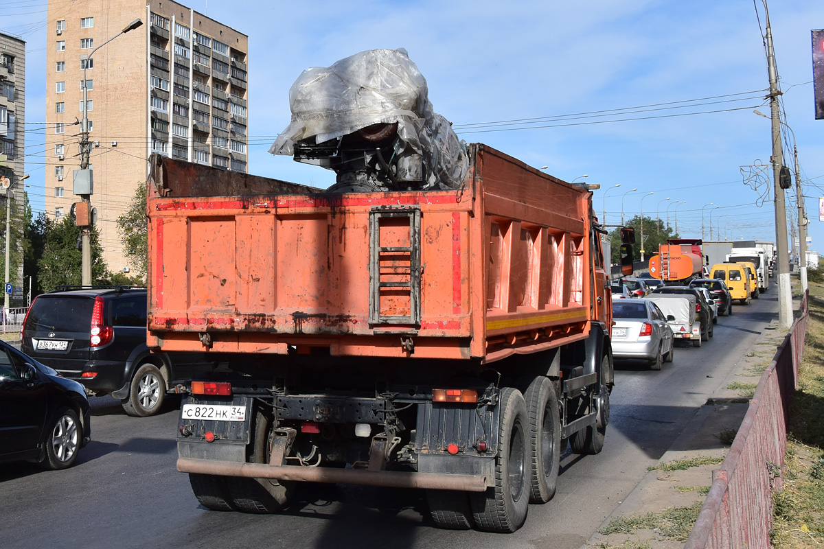 Волгоградская область, № С 822 НК 34 — КамАЗ-65115-D3