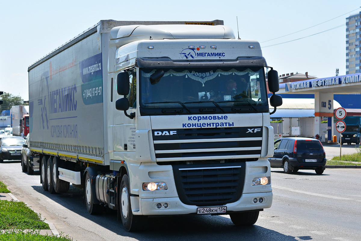 Волгоградская область, № Е 248 КН 134 — DAF XF105 FT