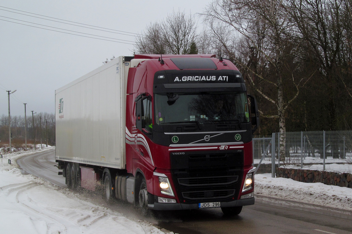 Литва, № JDS 296 — Volvo ('2012) FH.460