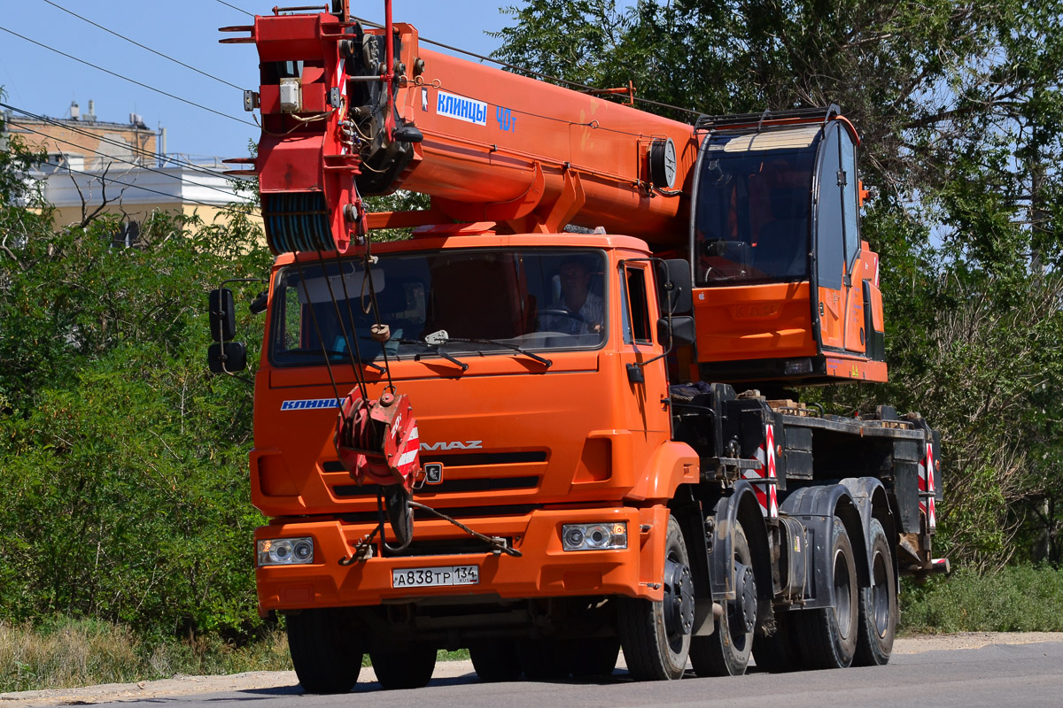 Волгоградская область, № А 838 ТР 134 — КамАЗ-6540-A4