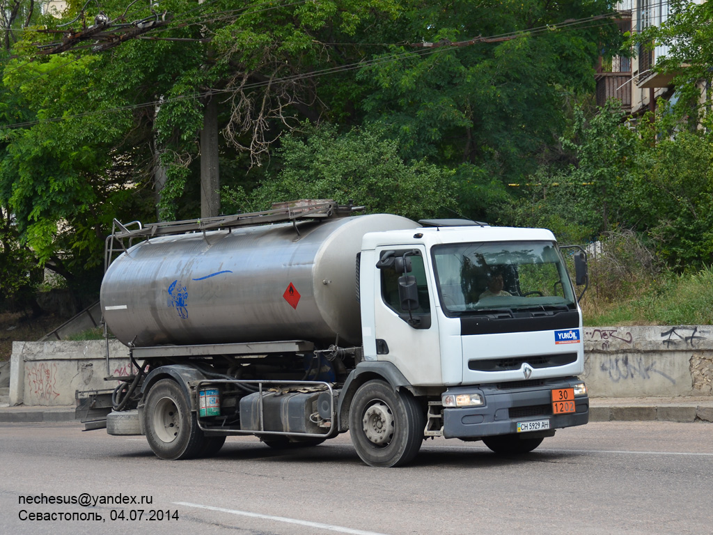 Севастополь, № СН 5929 АН — Renault Premium ('1996)