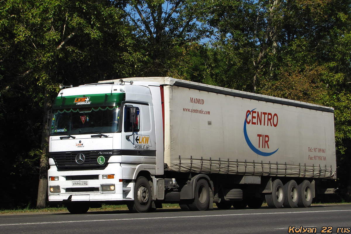 Алтайский край, № Х 444 СС 22 — Mercedes-Benz Actros ('1997)