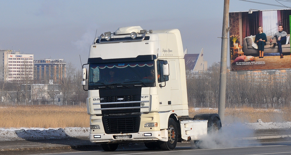 Омская область, № С 198 КУ 55 — DAF XF95 FT