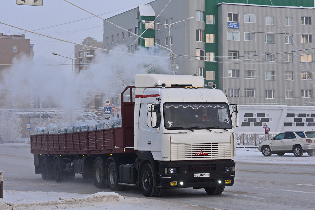 Саха (Якутия), № Т 750 ЕО 14 — МАЗ-6430A8