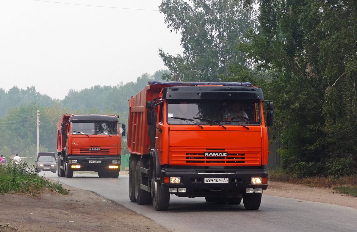 Новосибирская область, № А 991 КР 154 — КамАЗ-65115 [651150]