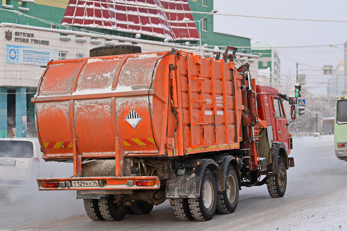 Саха (Якутия), № Т 129 КУ 14 — КамАЗ-53212