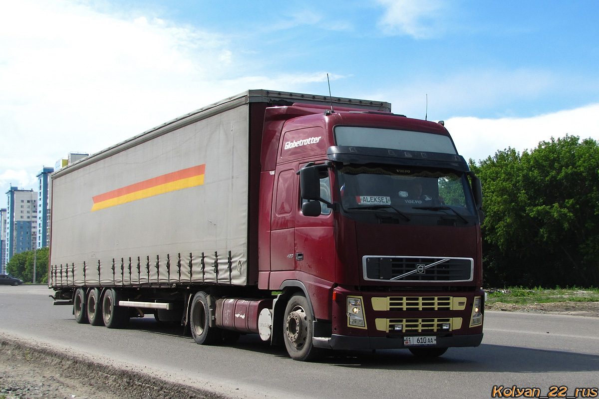 Киргизия, № 01 610 AA — Volvo ('2002) FH12.420