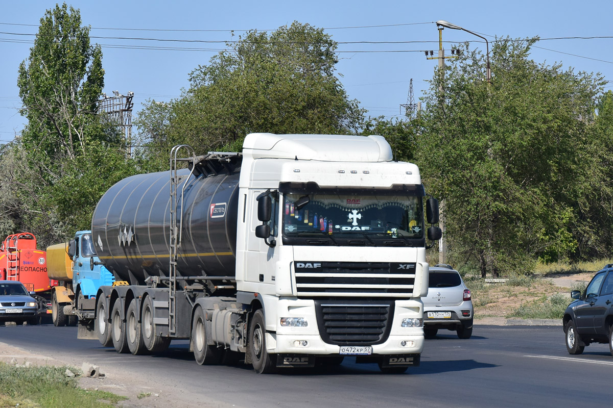 Орловская область, № О 472 КР 57 — DAF XF105 FT