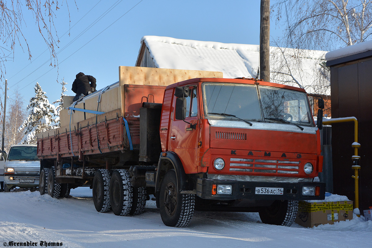 Саха (Якутия), № В 536 АС 14 — КамАЗ-5410