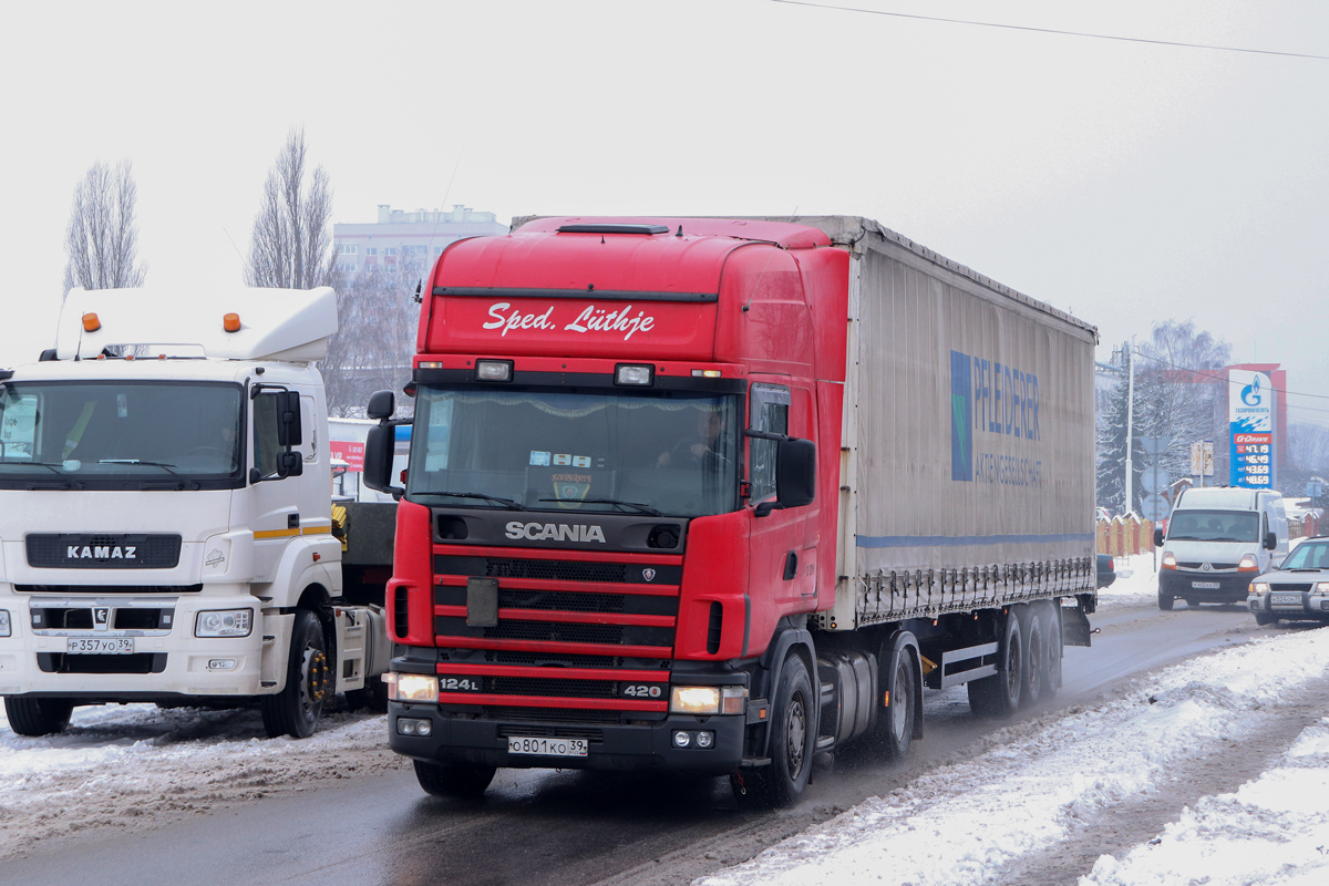 Калининградская область, № О 801 КО 39 — Scania ('1996) R124L