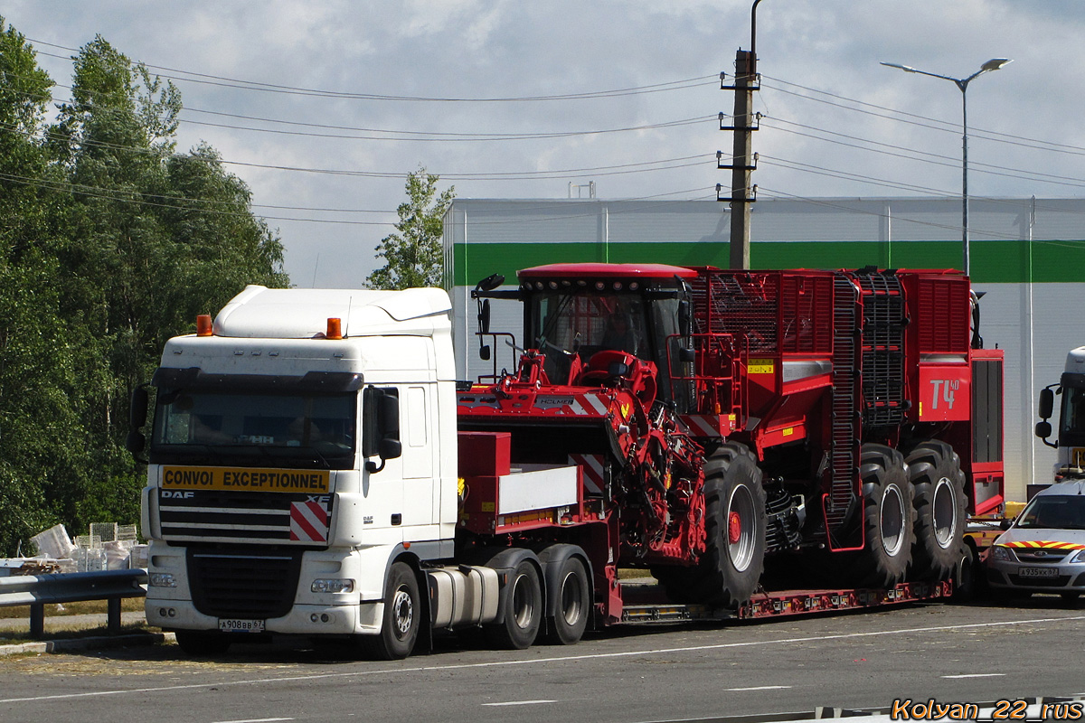 Смоленская область, № А 908 ВВ 67 — DAF XF105 FTR