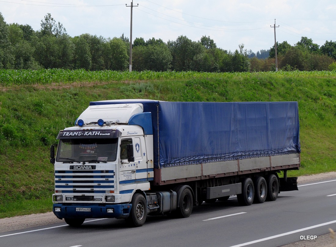 Смоленская область, № Х 891 КА 67 — Scania (III) R113M